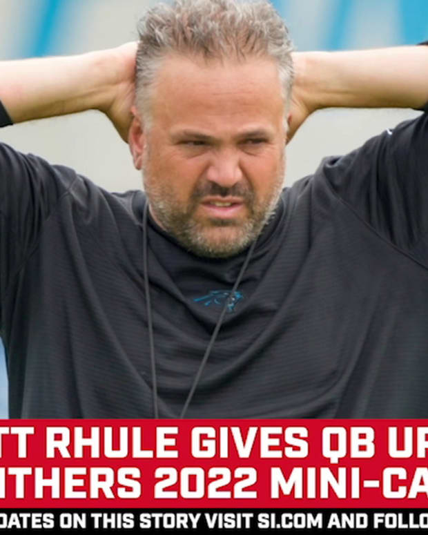 Matt Rhule Gives QB Update At Panthers Mini-Camp